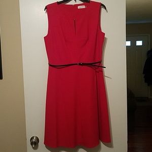 EUC red Calvin Klein dress